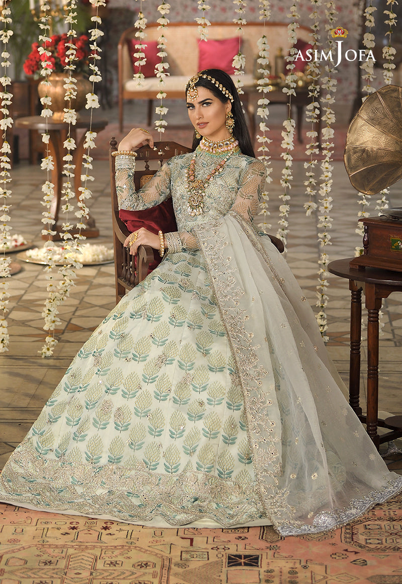 AJR-04 EMBROIDERED ORGANZA 3 PCS