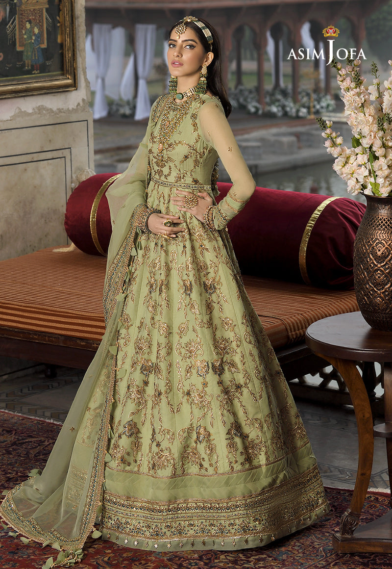 AJR-03 EMBROIDERED ORGANZA 3 PCS