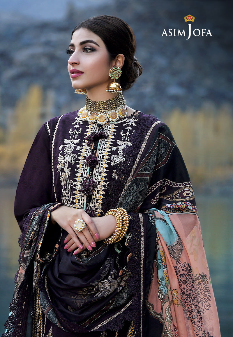 AJSL-22 EMBROIDERED 3 SELF JACQUARD PCS