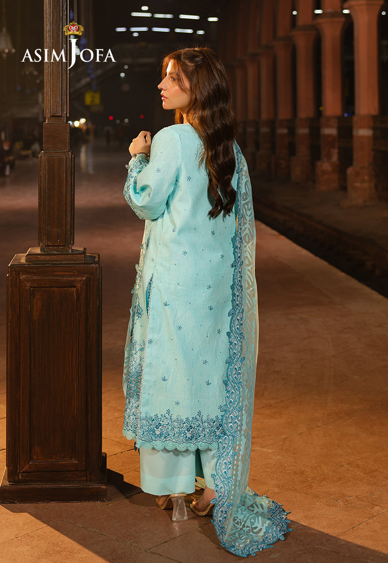 AJUBF-31 EMBROIDERED JACQUARD 3 PCS