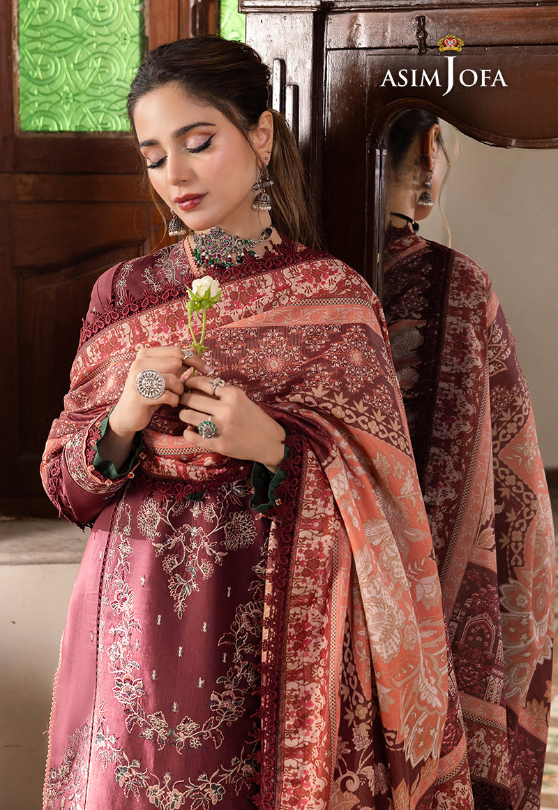 AJRW-34 EMBROIDERED STITCHED 3 PCS
