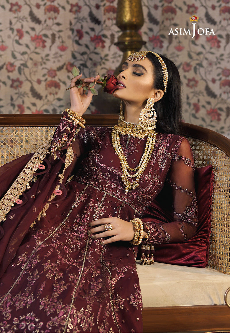 AJR-01 EMBROIDERED ORGANZA 3 PCS
