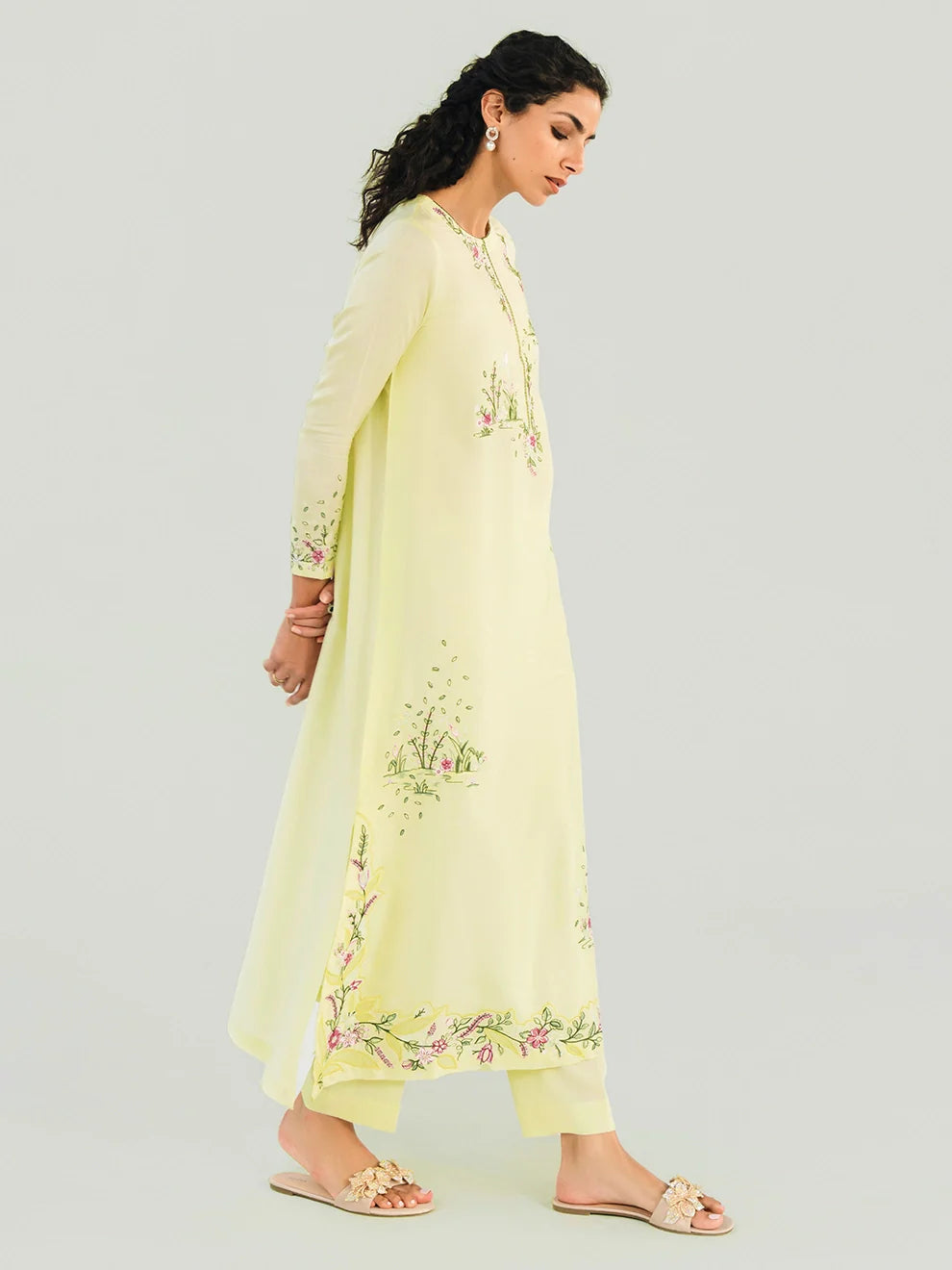 Limelight Garden - 2Pcs Rawsilk Ensemble