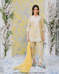 Lemon Cake dupatta