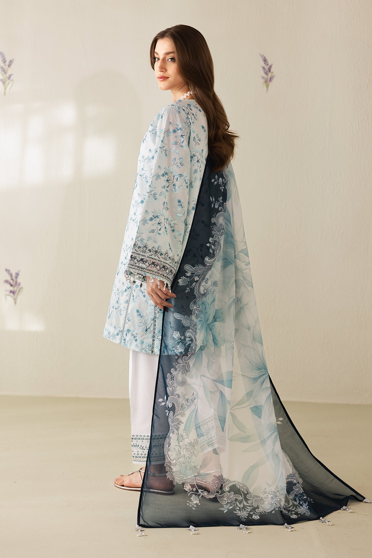 EMBROIDERED LAWN SF-4422