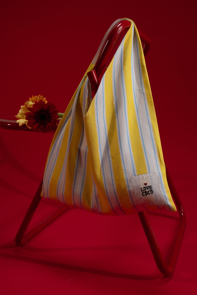 Butter Stripe Tote