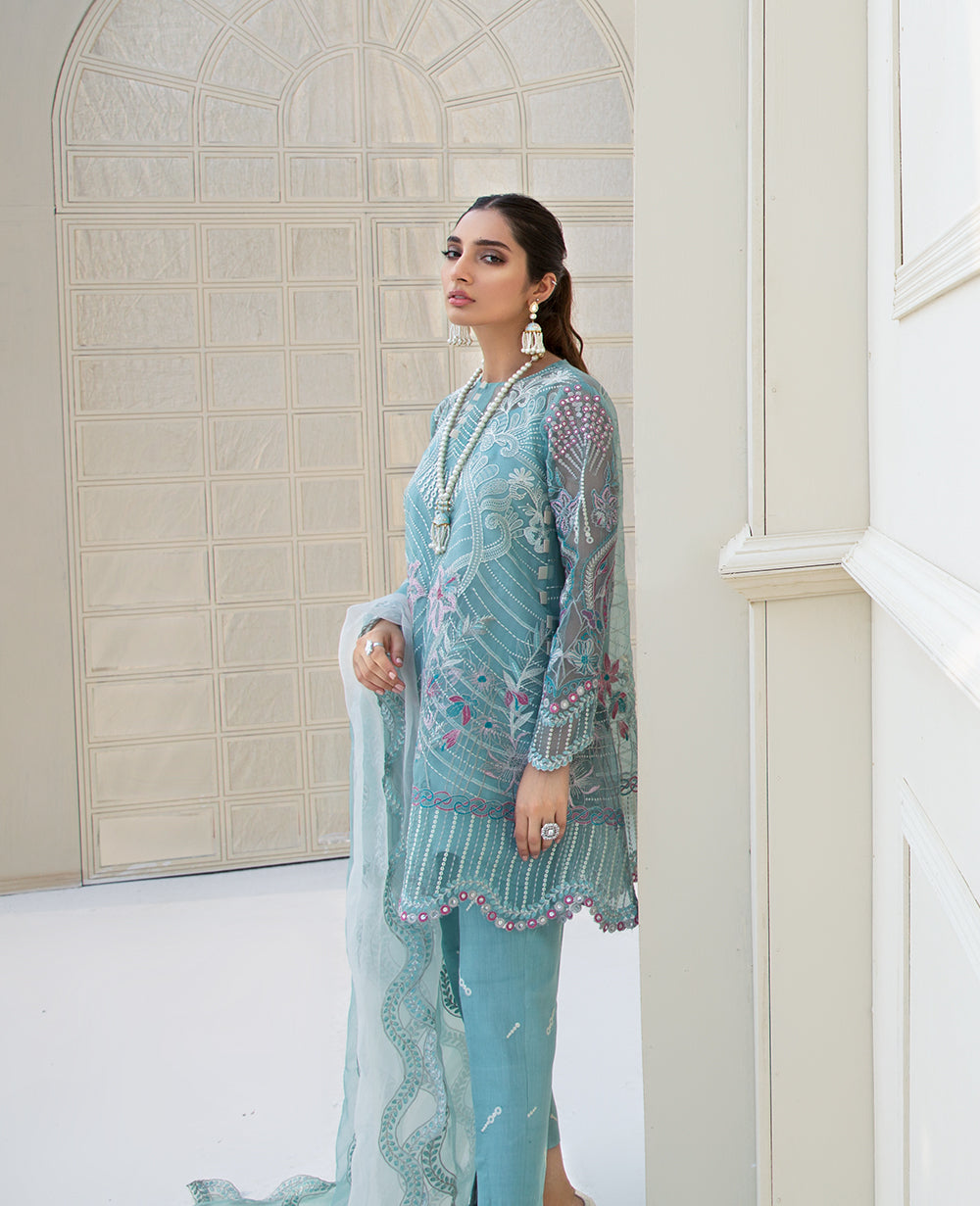 Plain Silk Trousers