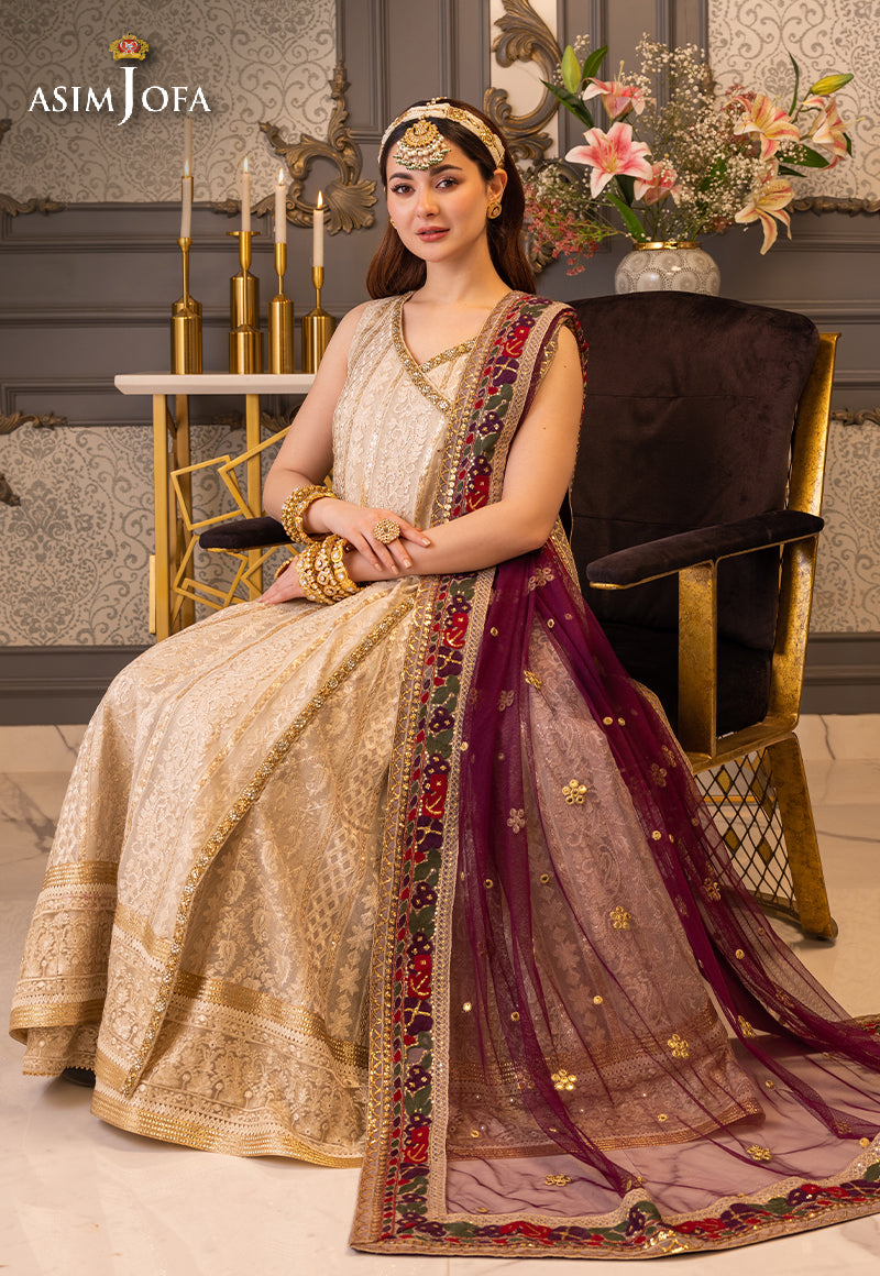 AJHJ-24 EMBROIDERED KHADDI NET 3 PCS