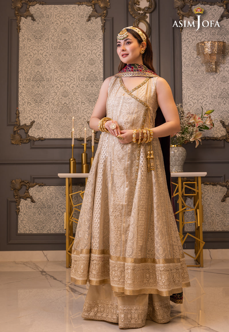 AJHJ-24 EMBROIDERED KHADDI NET 3 PCS