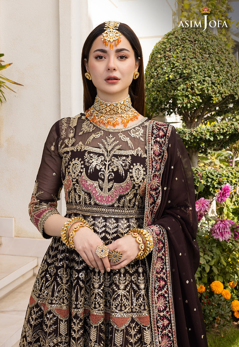 AJHJ-16 DESIGNERS STITCHED EMBROIDERED SILK 3 PCS