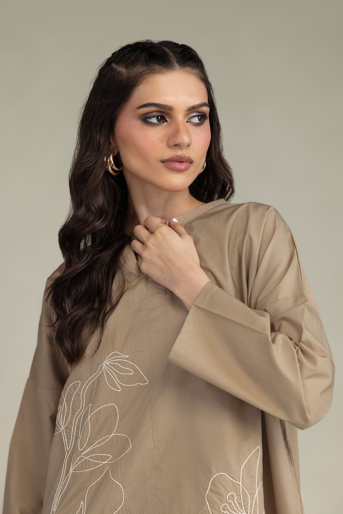 Floral V-Neck Blouse