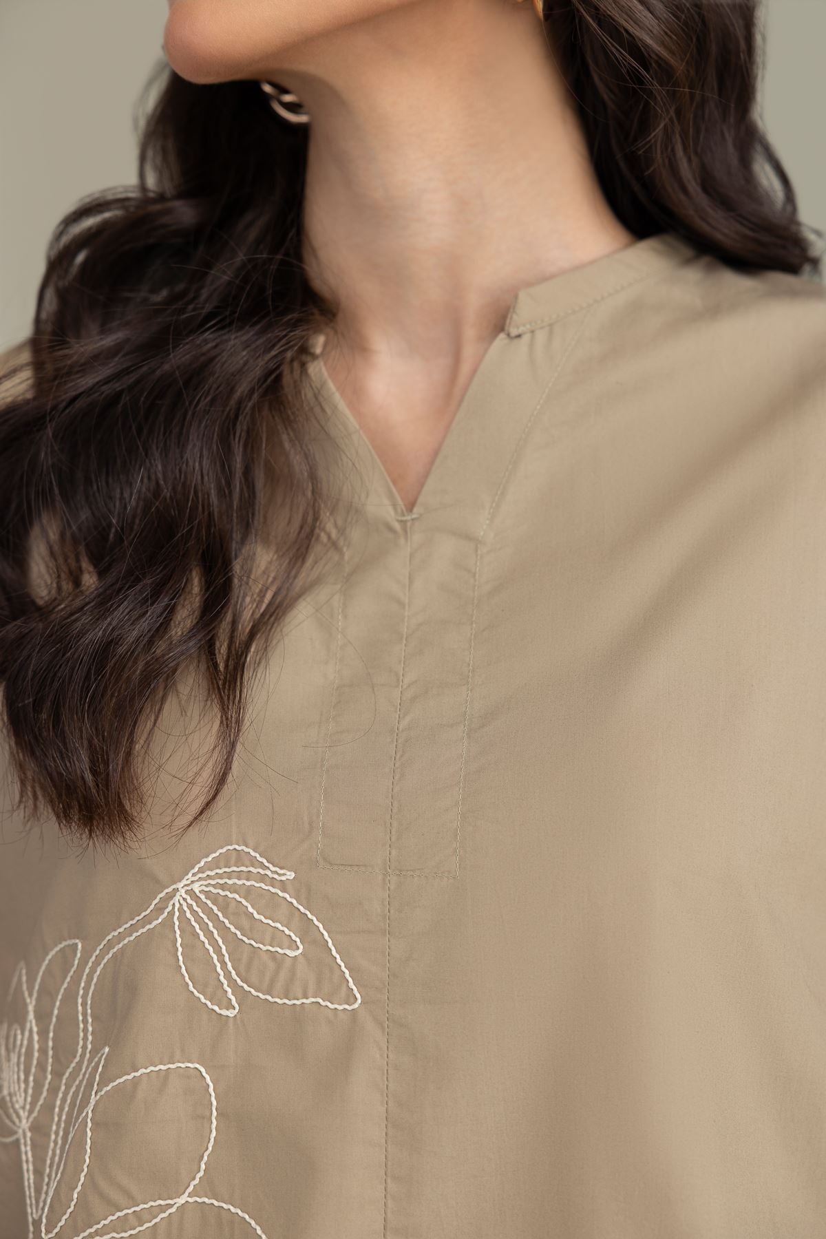 Floral V-Neck Blouse