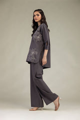 Gray Poplin Shirt