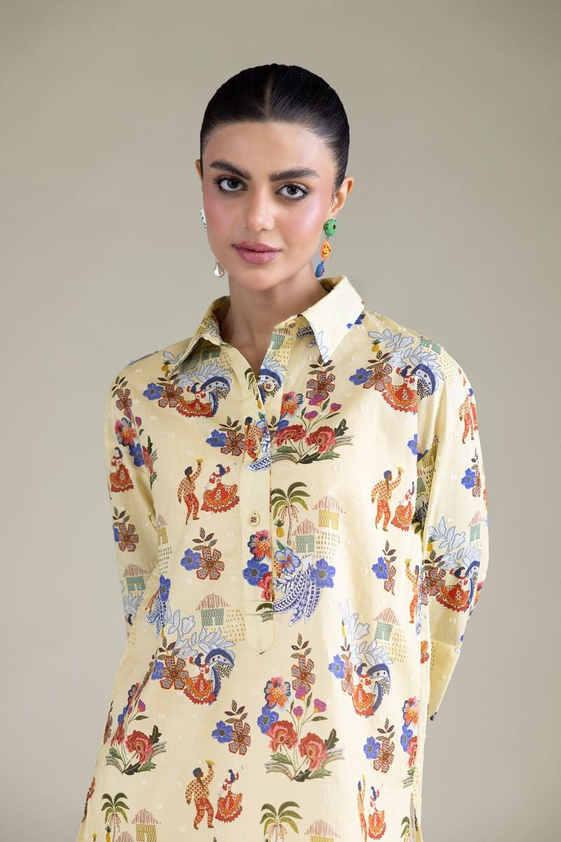 Floral Cambric Shirt