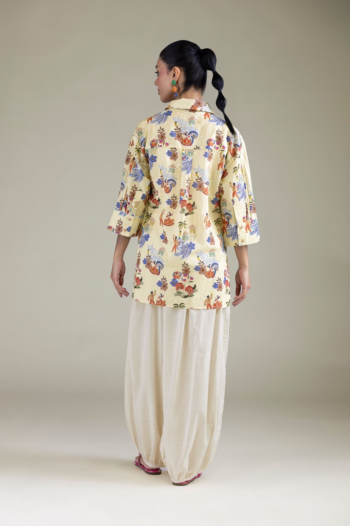 Floral Cambric Shirt