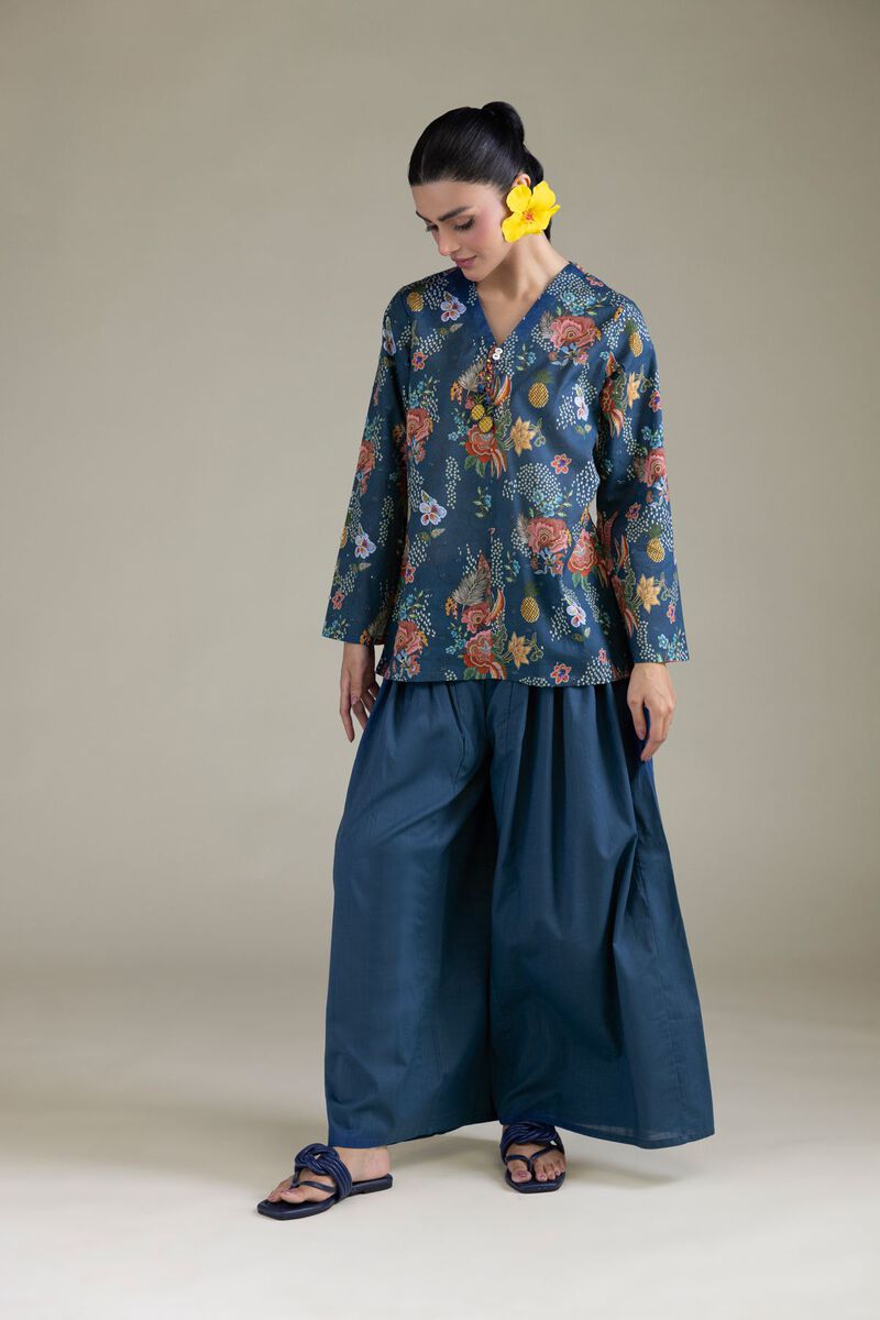 Blue Cambric Trousers