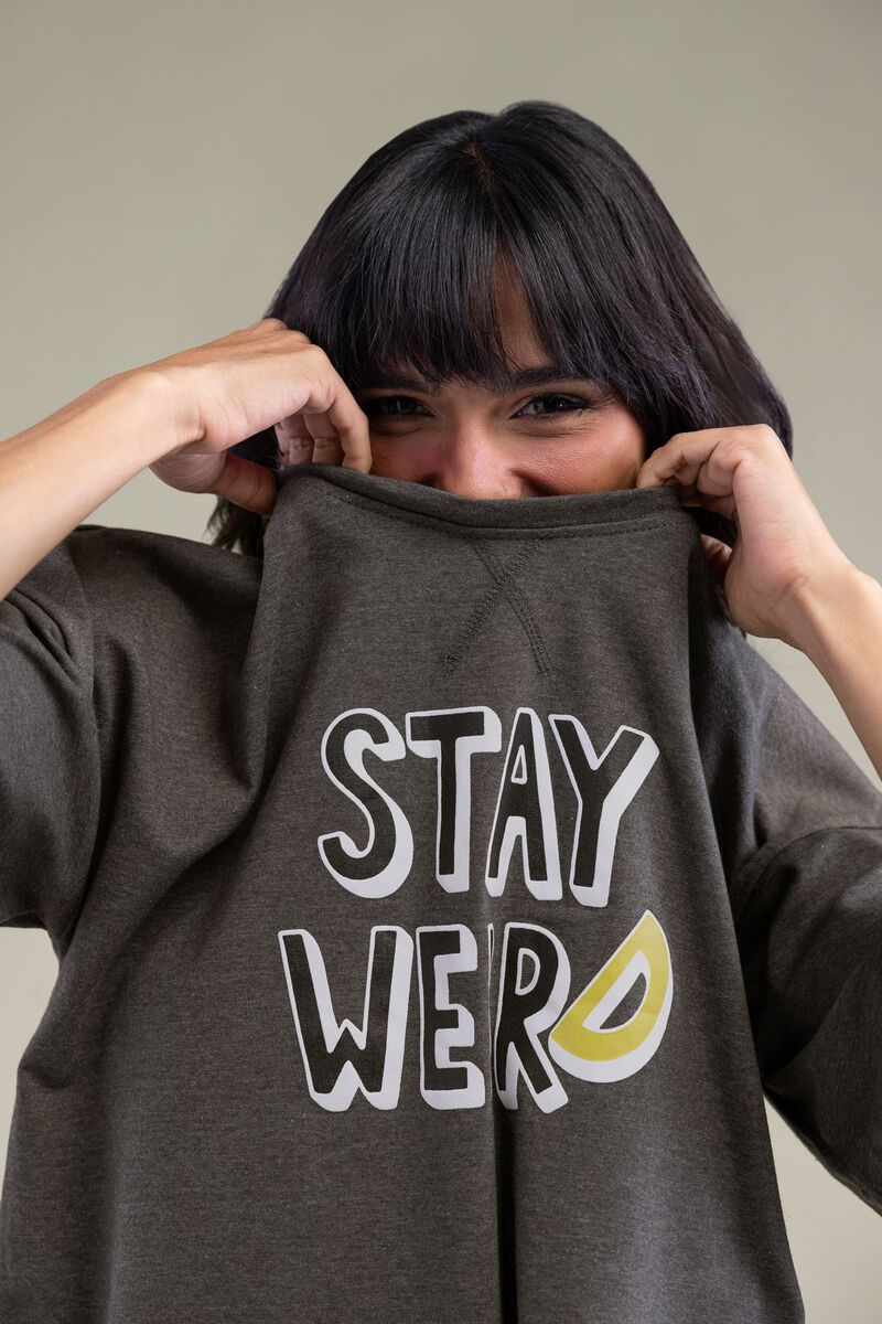 Gray Round-Neck T-shirt