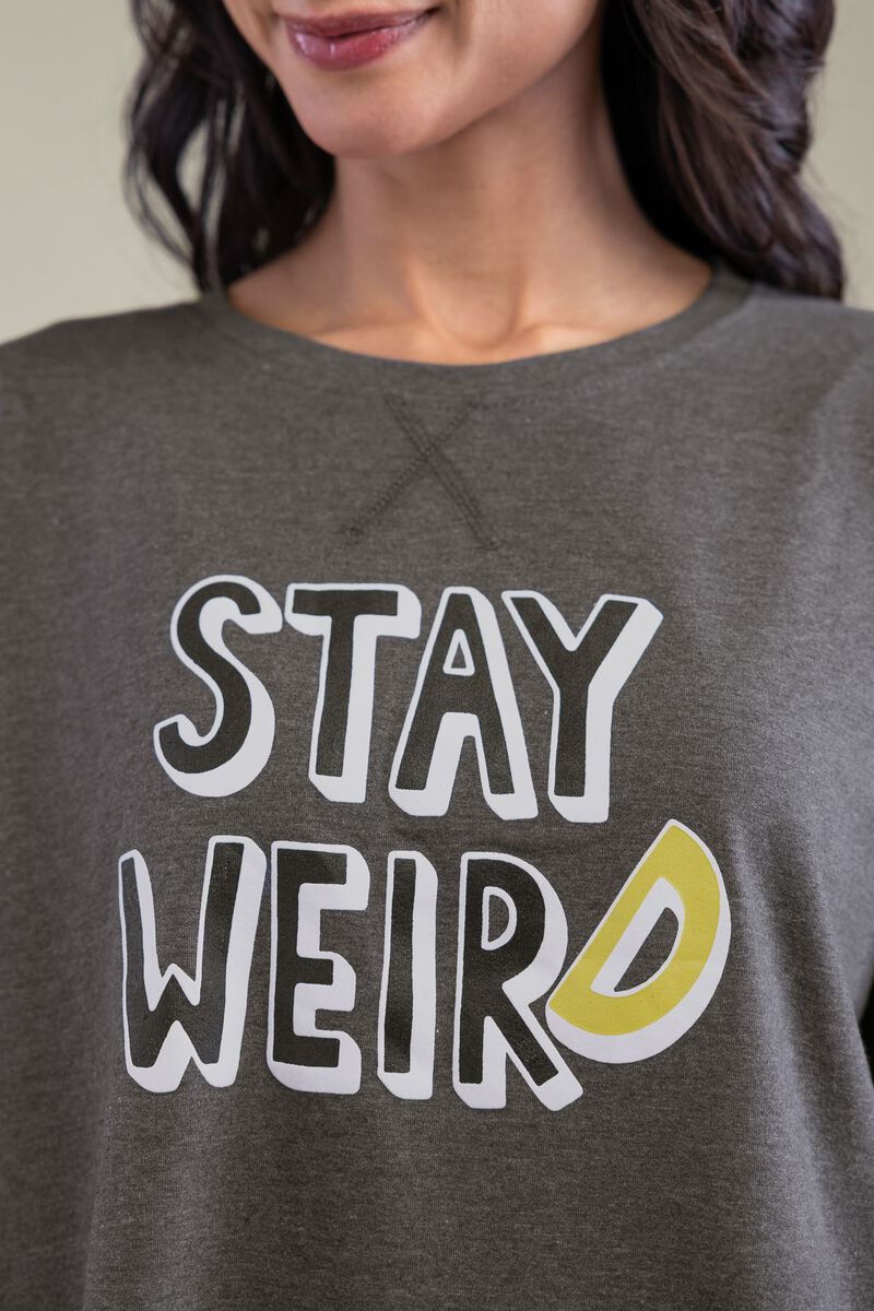 Gray Round-Neck T-shirt