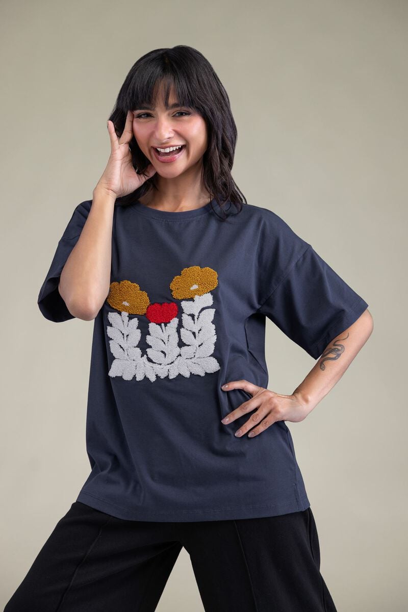 Short Floral T-Shirt