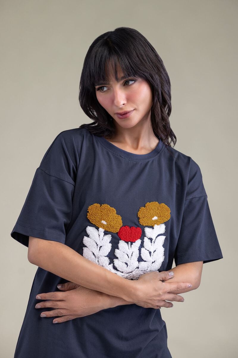 Short Floral T-Shirt