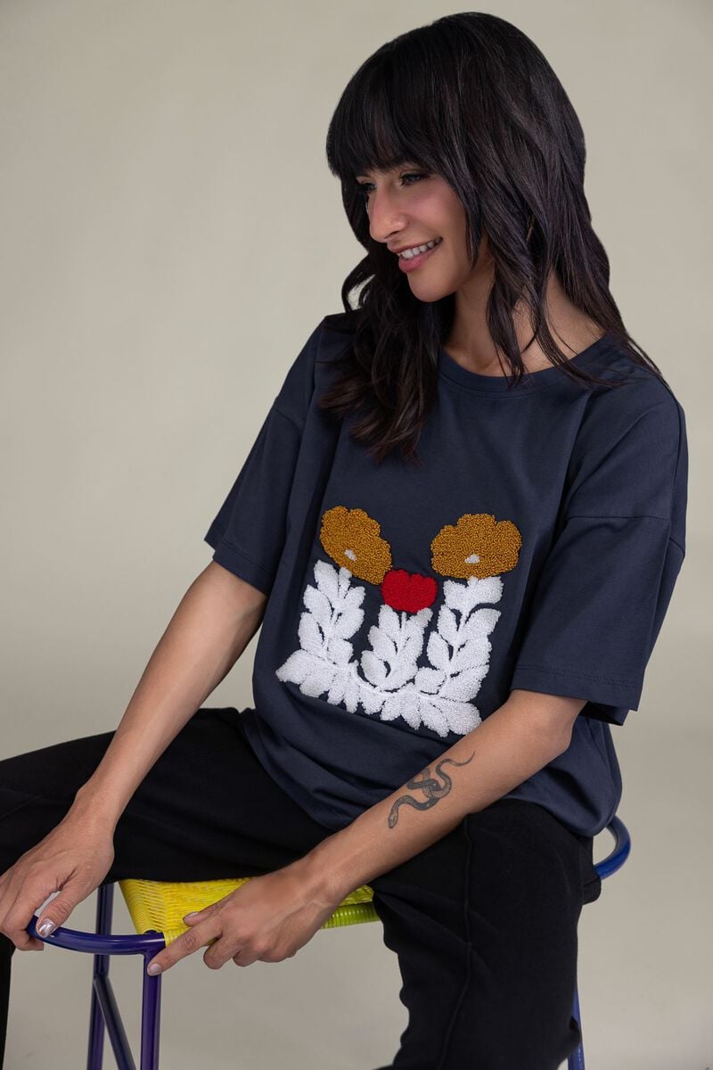 Short Floral T-Shirt