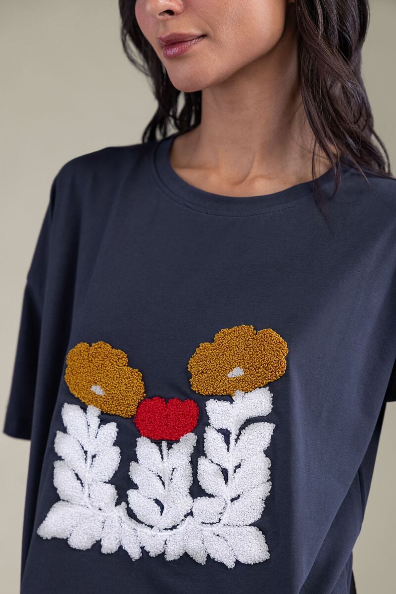 Short Floral T-Shirt