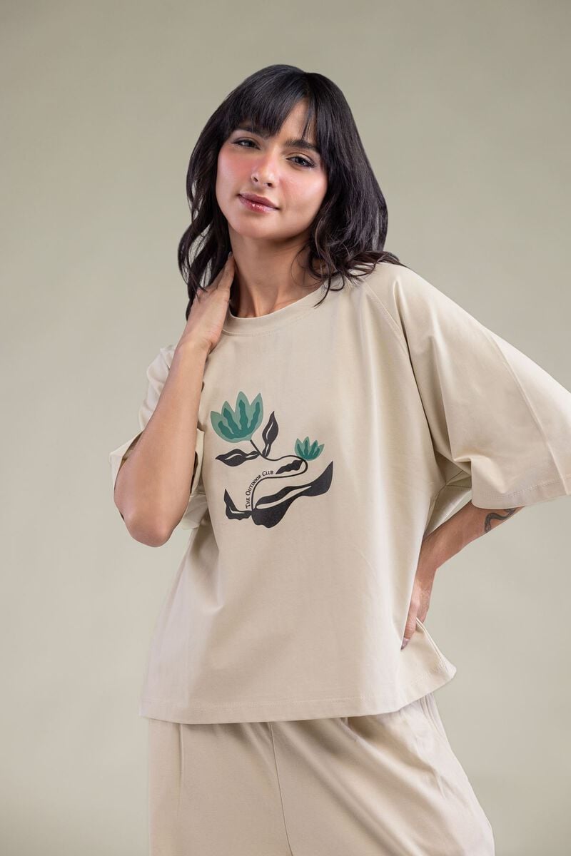 Short Floral T-Shirt