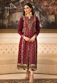 Ajlso-10 Unstitched 3 Pcs Shirt Dupatta Trouser