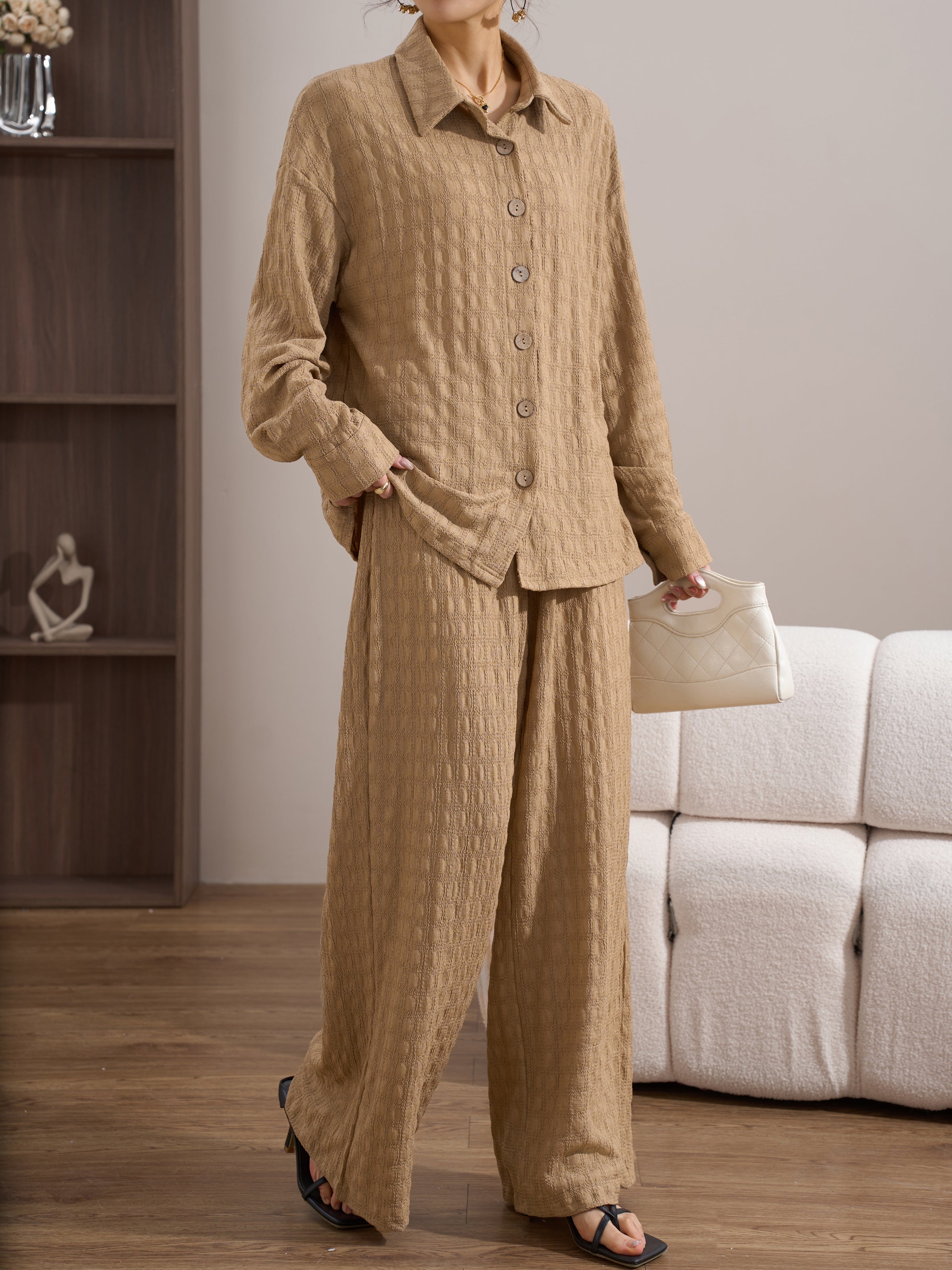 Fornells Textured Summer Suit