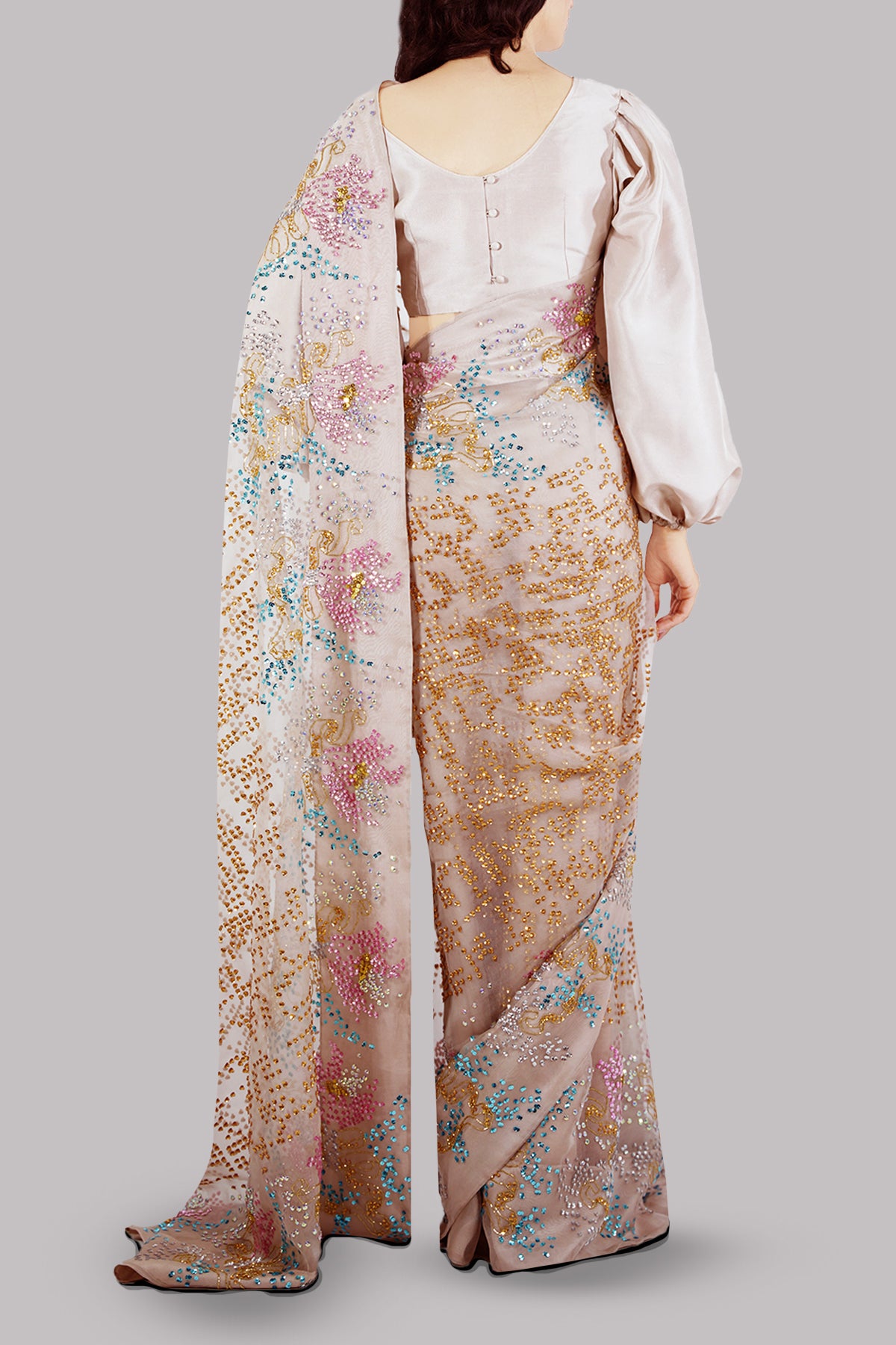 Moonlight Embellished Sari