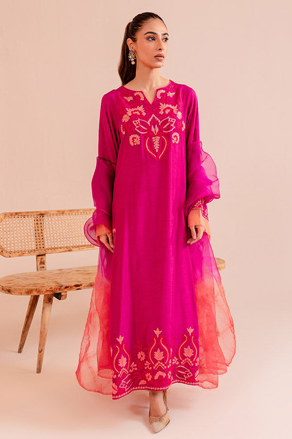 Soiree - Fuschia Silk Soiree