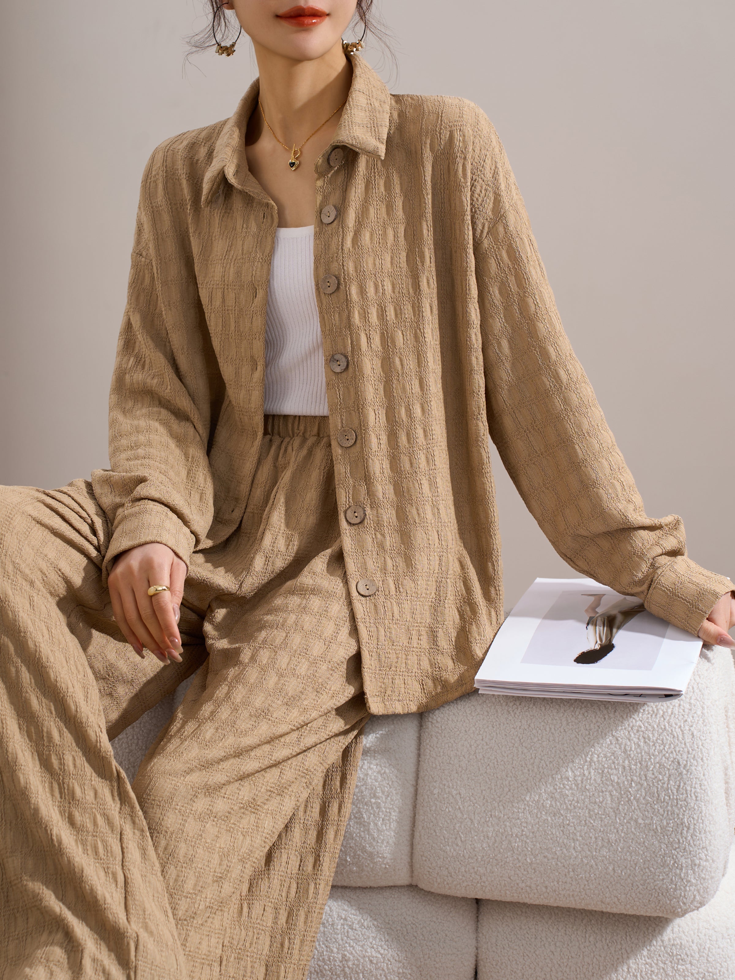 Fornells Textured Summer Suit
