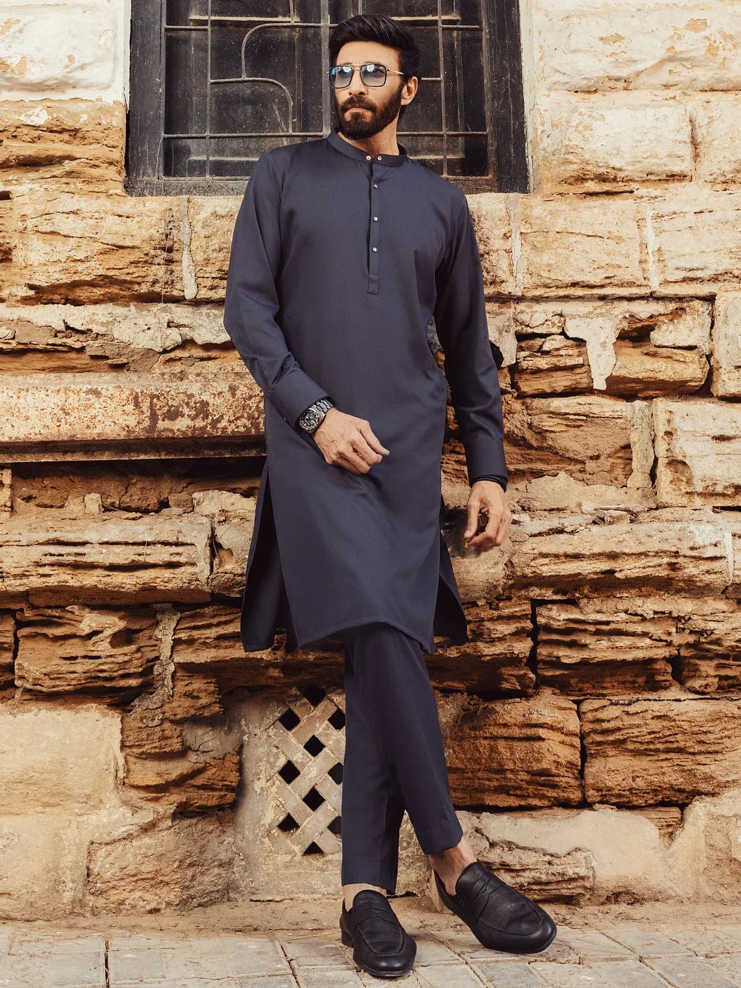 Grey Plain Kurta Trouser - ALET-KT-3002-R3