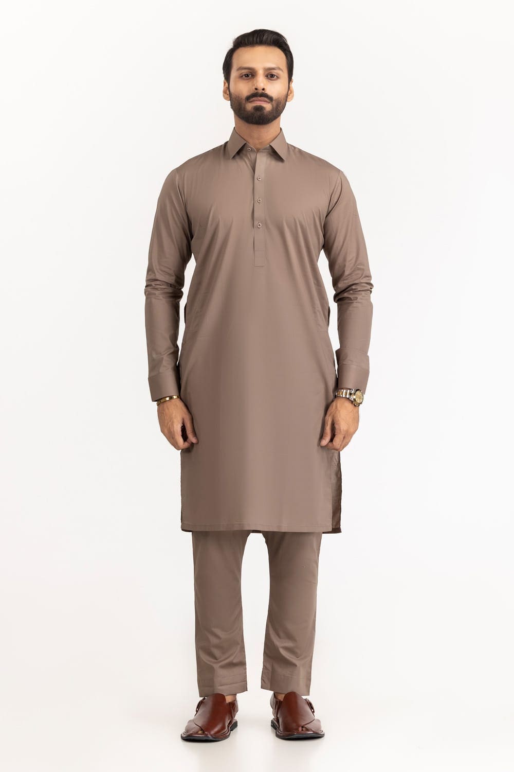 Gul Capri Latha Unstitched Fabric Cotton-Lf