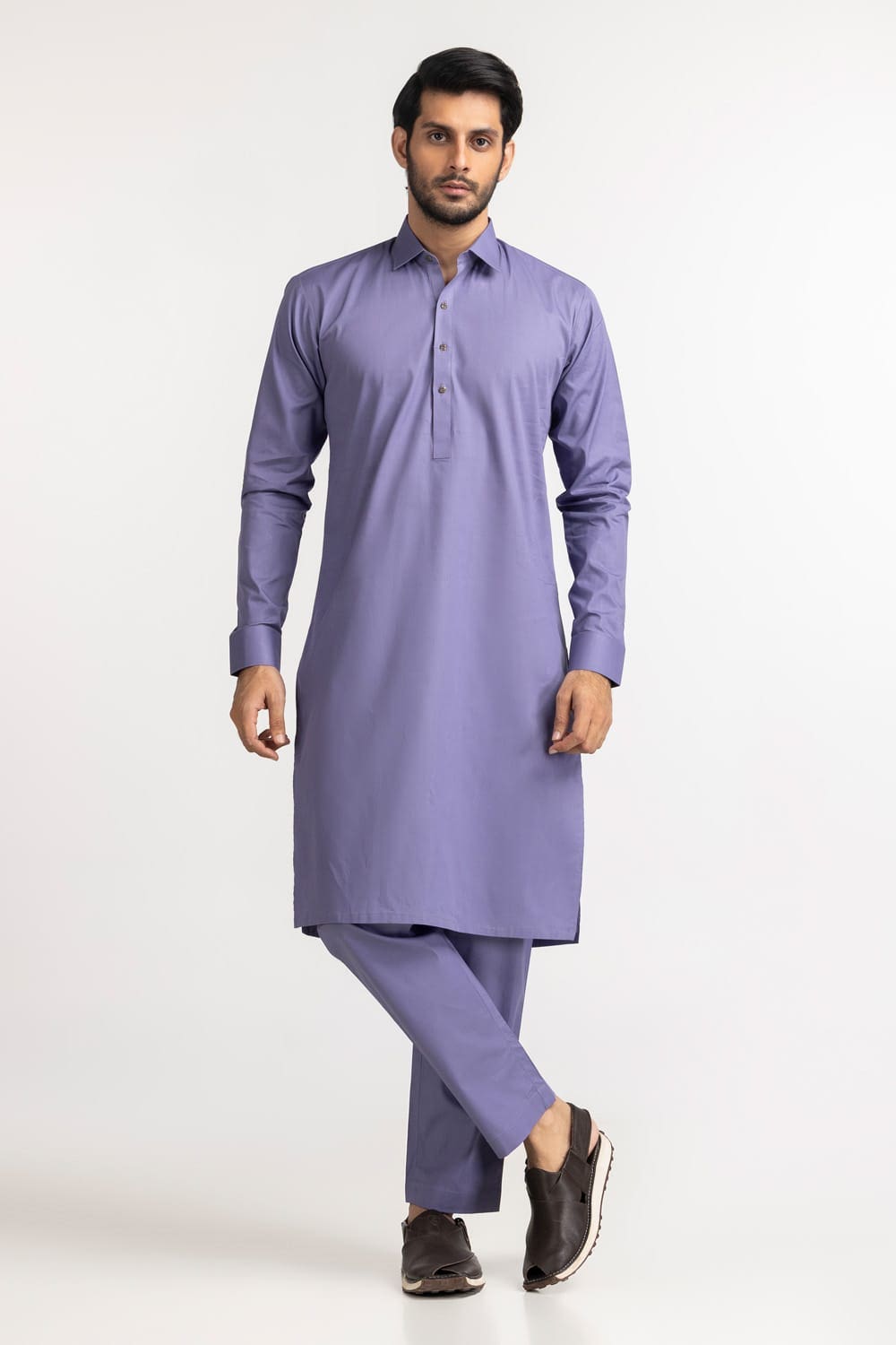 Gul Capri Latha Unstitched Fabric Cotton-Lf
