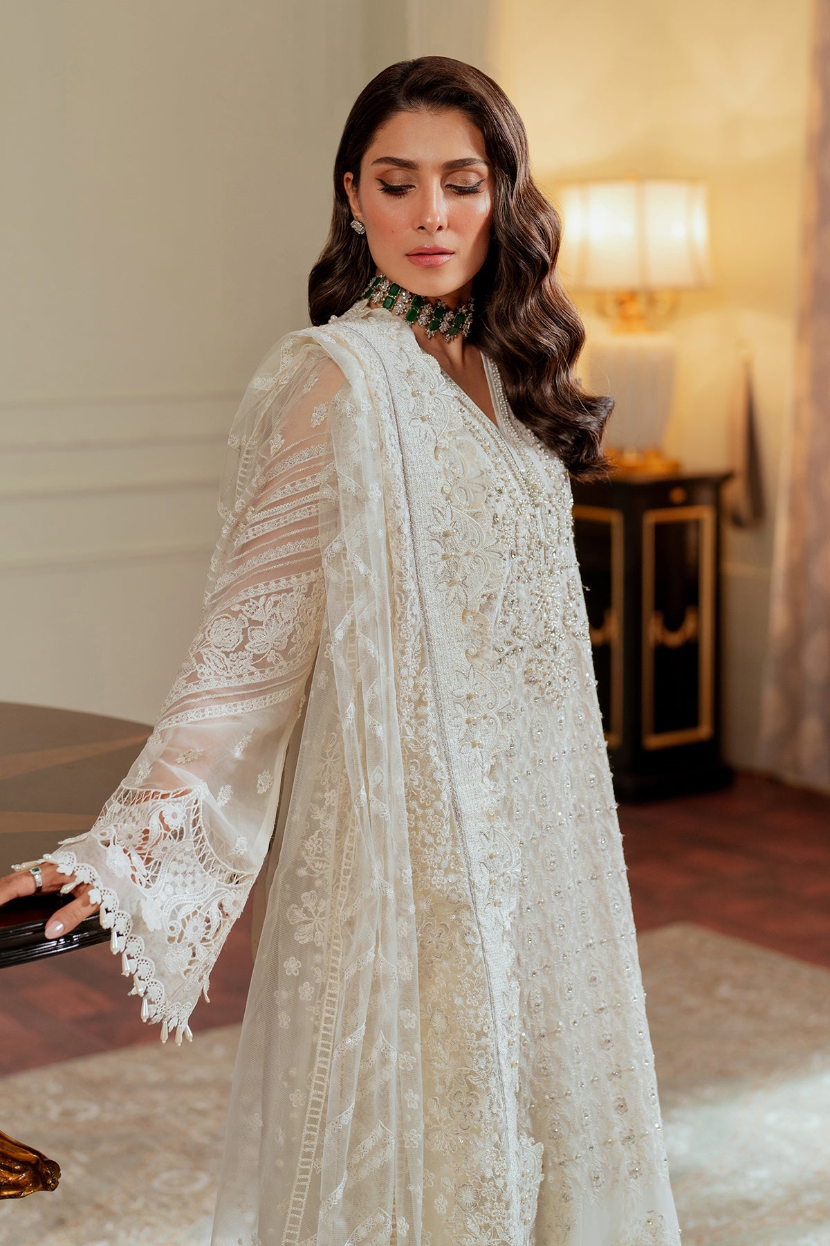 Embroidered Chiffon Ch13-02 Stitched
