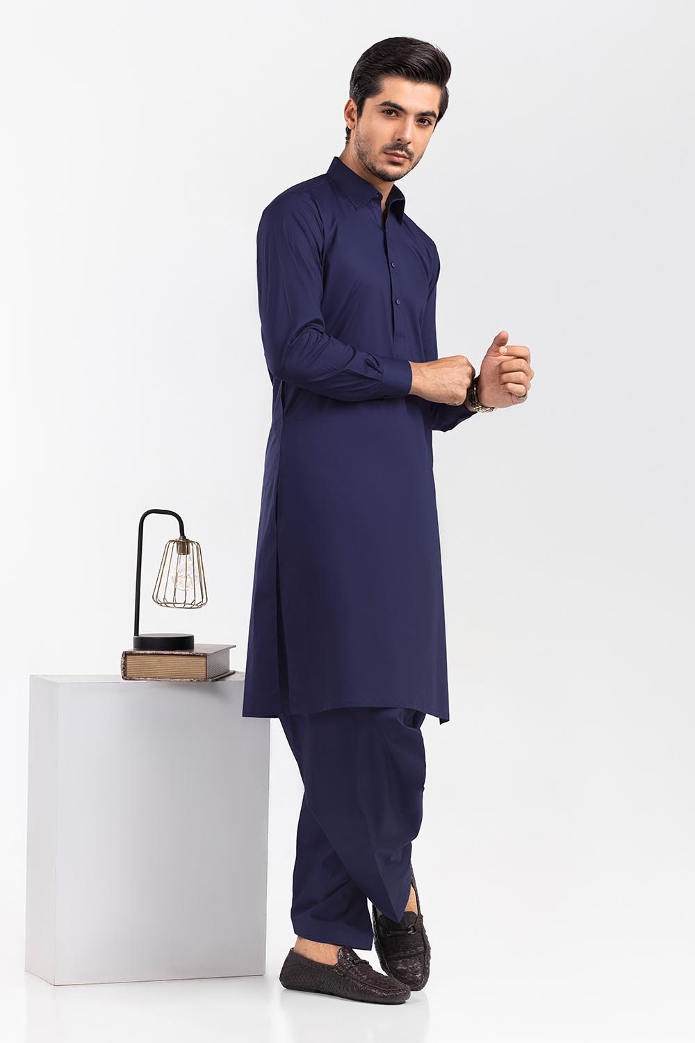 Titanium Latha Unstitched Fabric Cotton-Lf