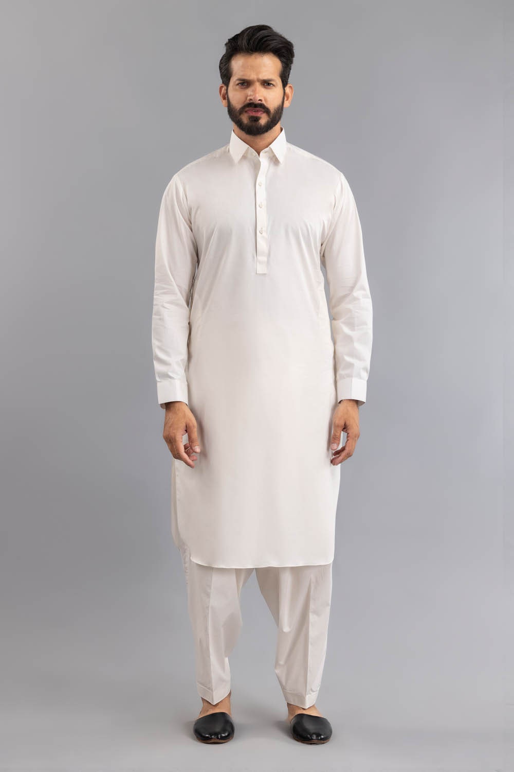 Titanium Latha Unstitched Fabric Cotton-Lf