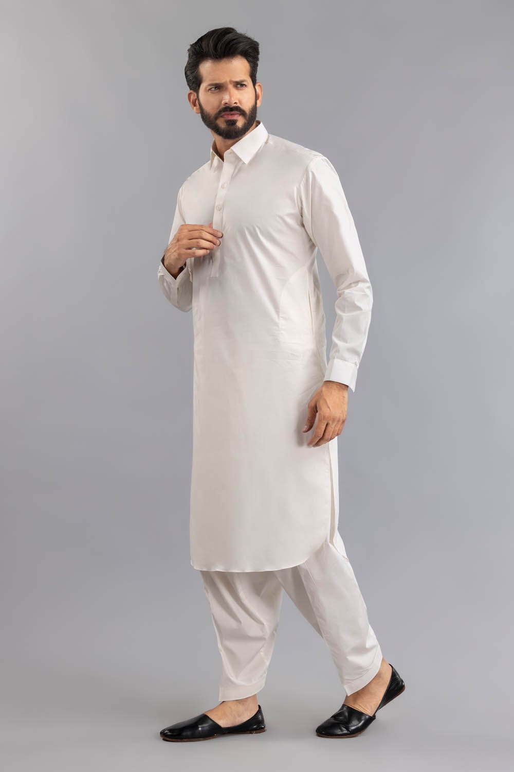 Titanium Latha Unstitched Fabric Cotton-Lf