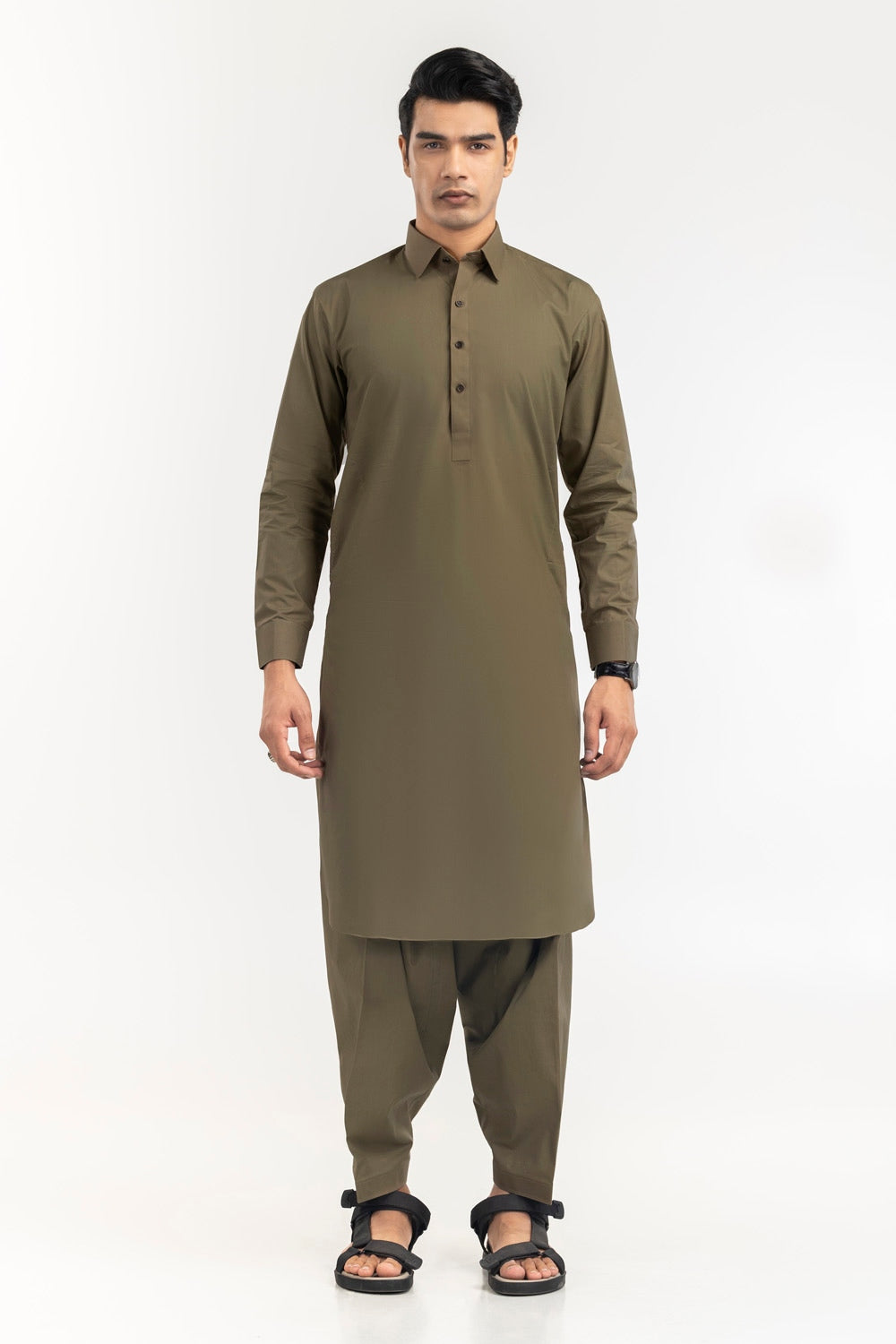 3 Piece Lacquer Printed Lawn Suit with Embroidered Lacquer Printed Denting Dupatta and Printed Trouser