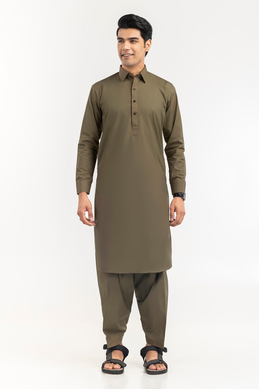 3 Piece Lacquer Printed Lawn Suit with Embroidered Lacquer Printed Denting Dupatta and Printed Trouser