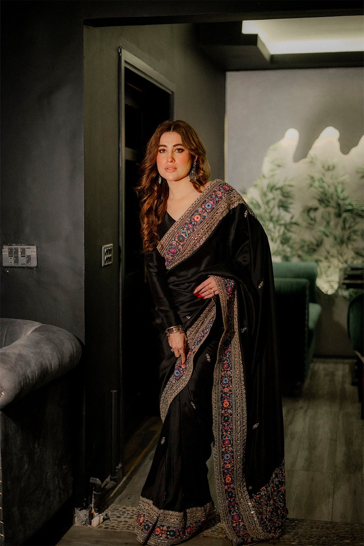 Black Saree