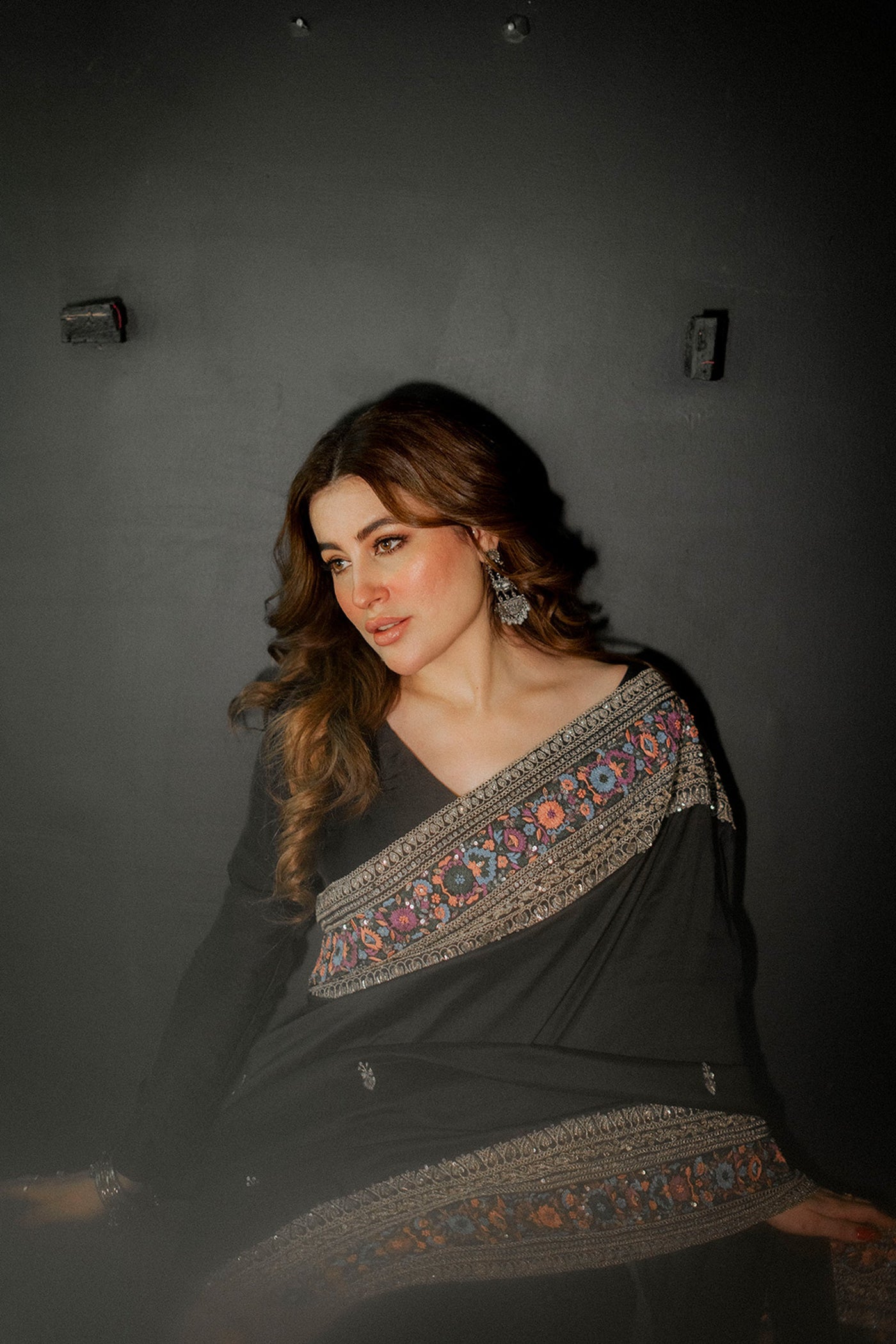 Black Saree