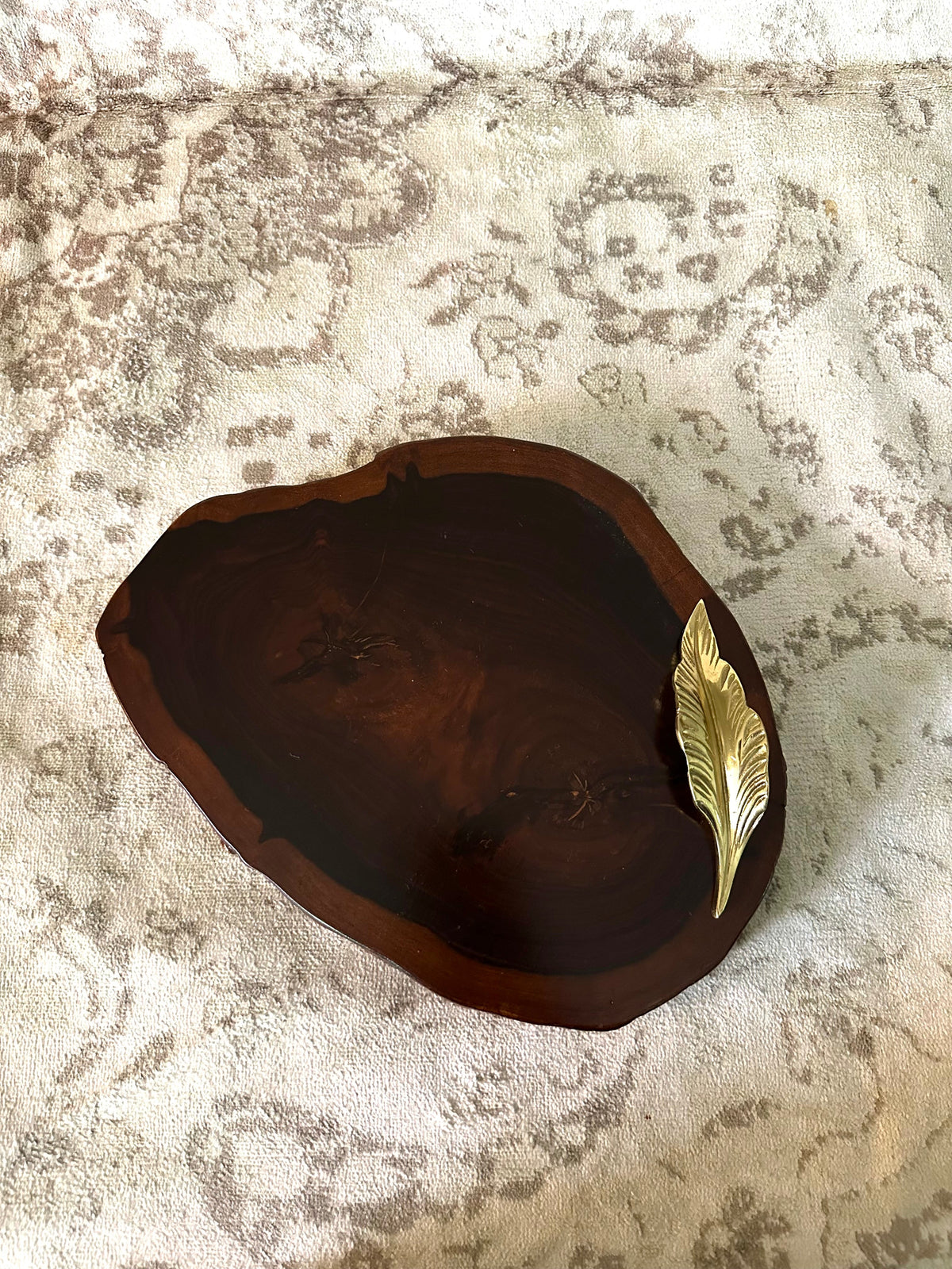 leaf knob platter/Tray - 380 Cyra