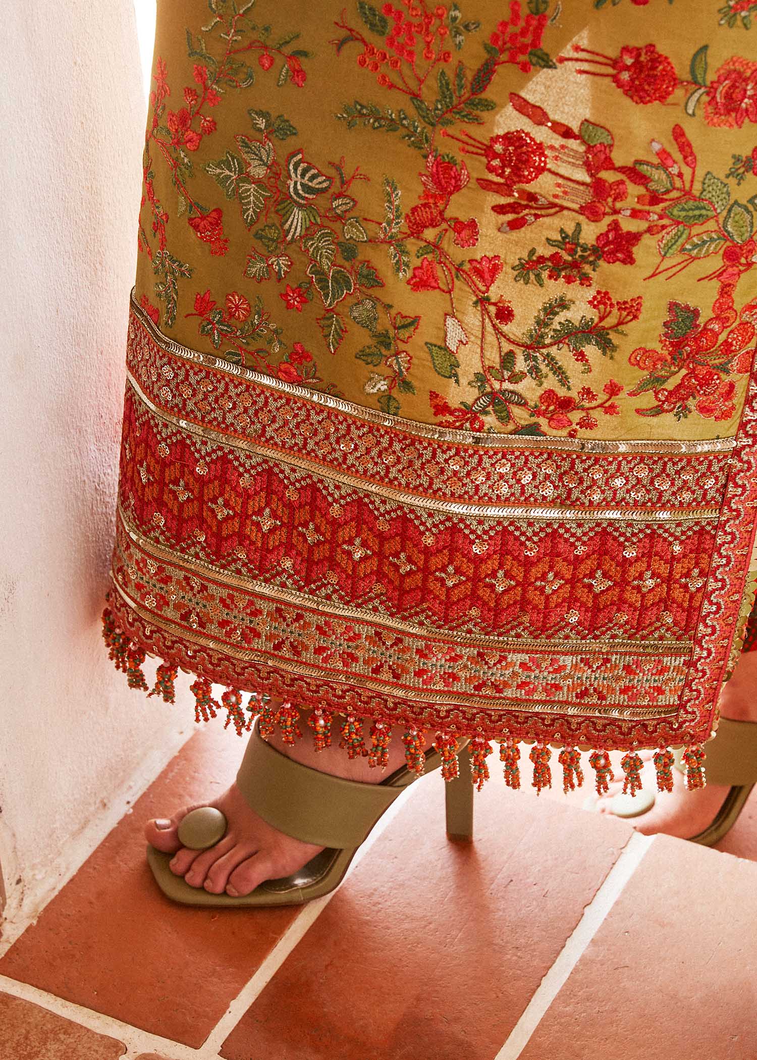 Solid Khaddar Straight Pants
