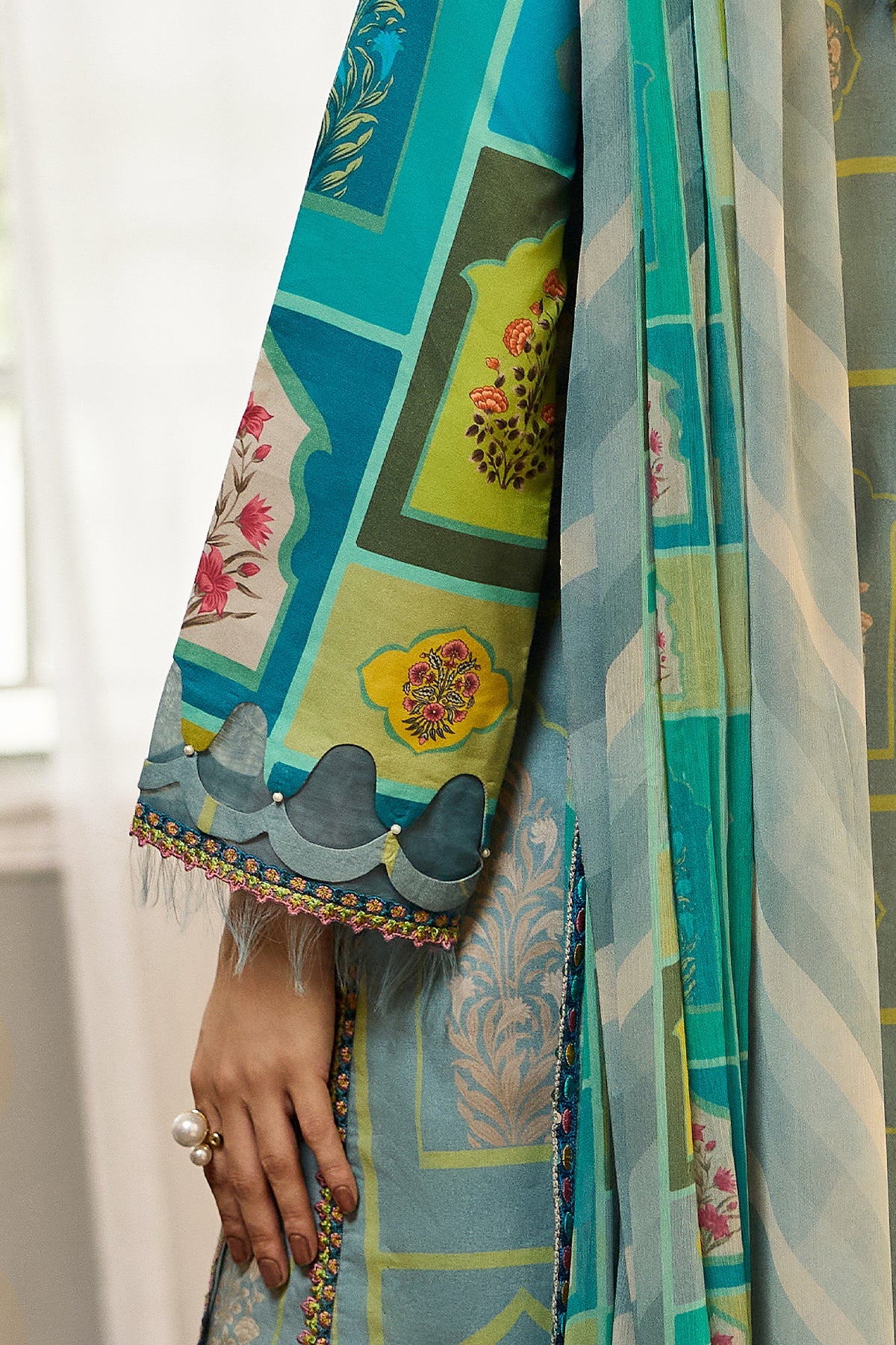 3-PC Unstitched Embroidered Lawn Collection CSN6-13