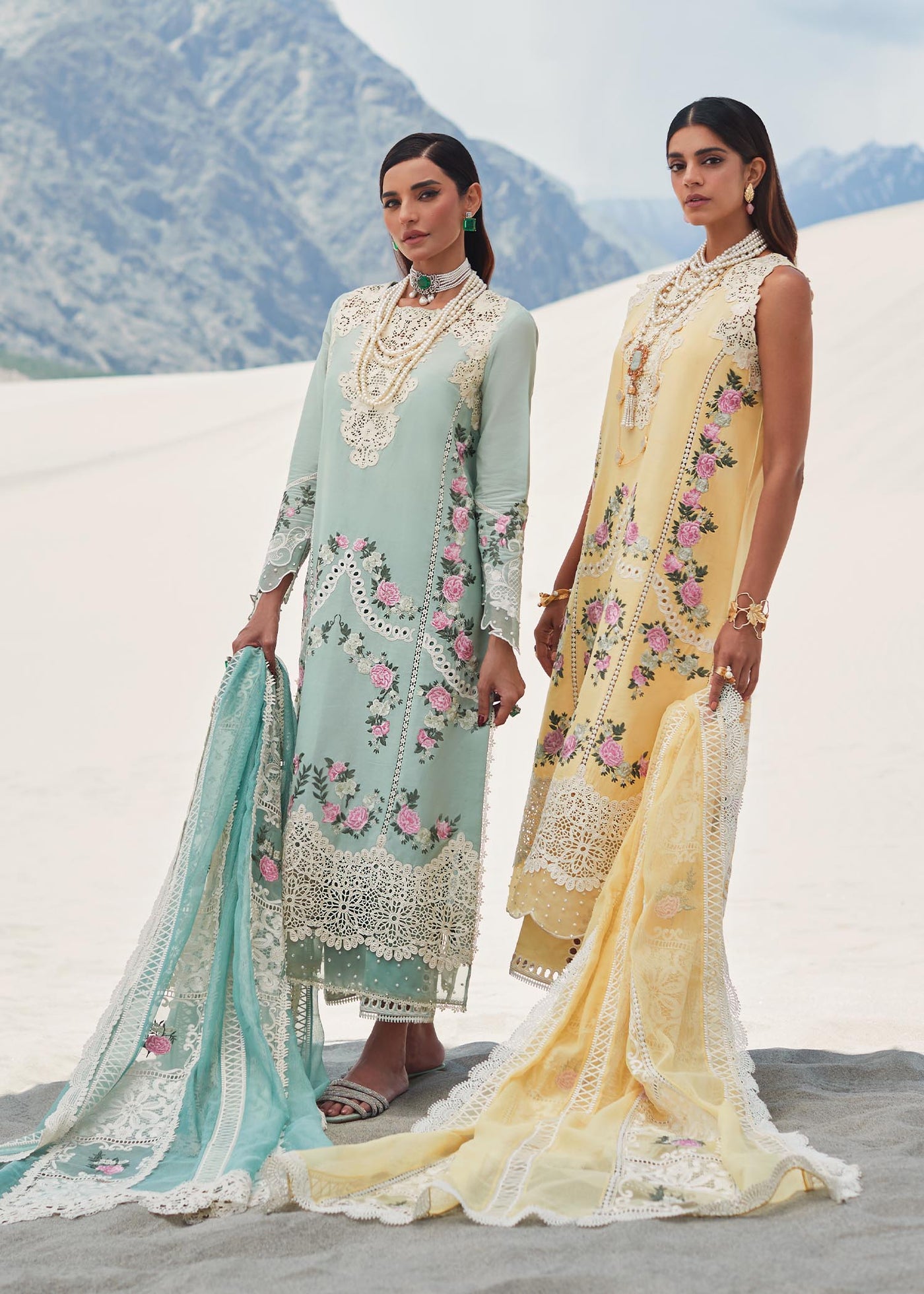 3 Piece Embroidered Lawn Suit