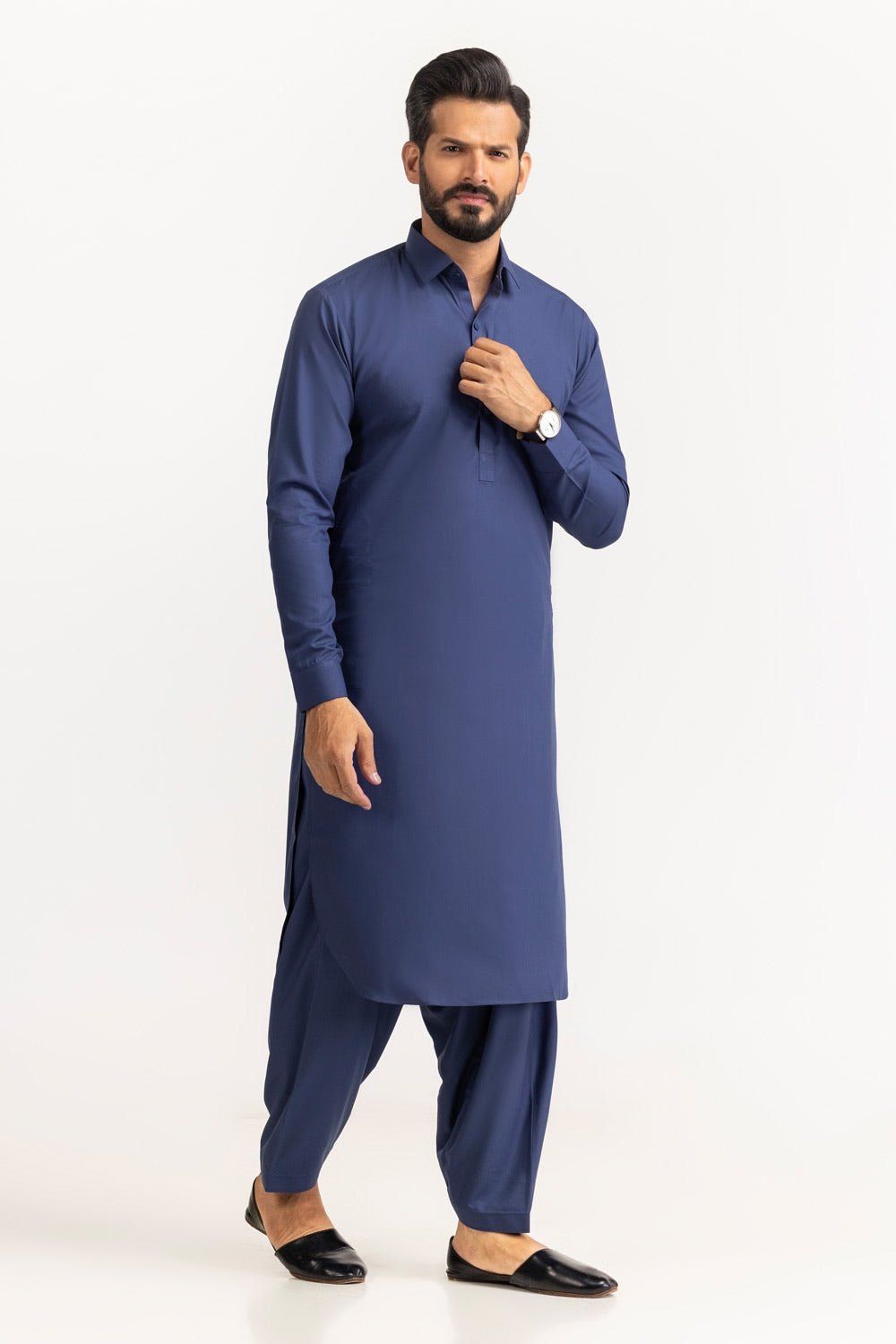 Gul Makhmal Unstitched Fabric Blended-Lf