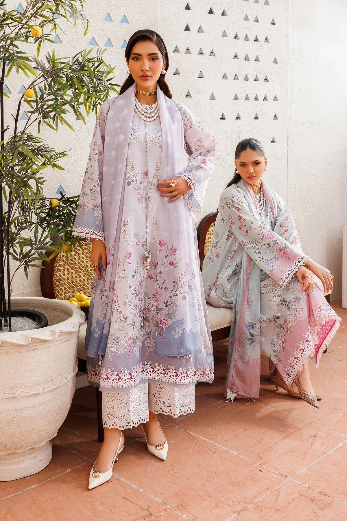 EMBROIDERED LAWN SF-4395