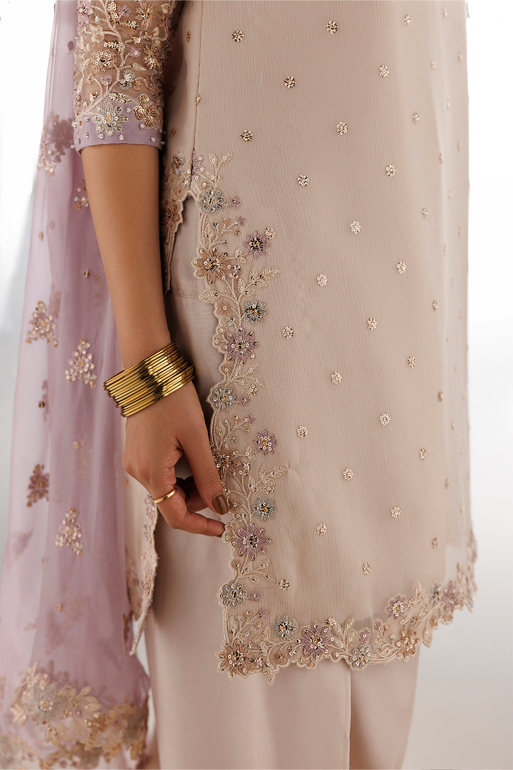 CC-104 Embroidered Chiffon